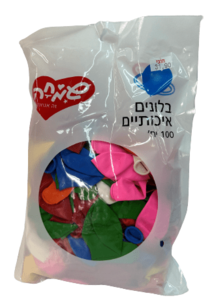 בלונים 100 יחידות בצבעים שונים
