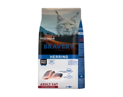 bravery cat herring- ברייברי חתול הרינג מסורס 7 ק