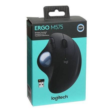 Logitech ERGO M575 Wireless Trackball Mouse – עכבר Trackball אלחוטי ארגונומי