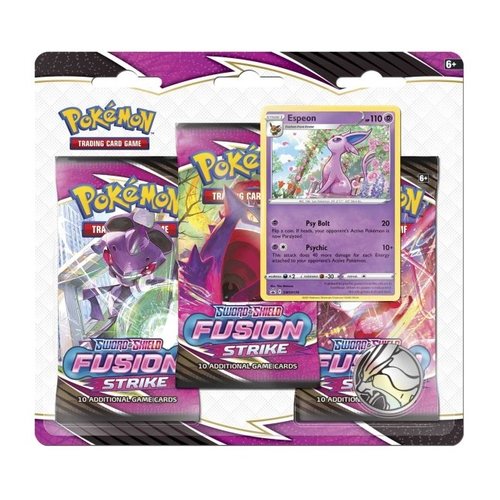 מארז שלישיית בוסטרים פוקימון Fusion Strike – Pokémon TCG Triple Booster Pack