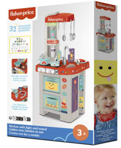 Fisher Price - מטבח אינראקטיבי עם אורות לילדים