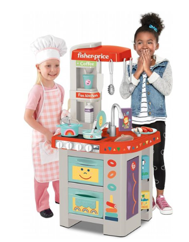 Fisher Price - מטבח אינראקטיבי עם אורות לילדים