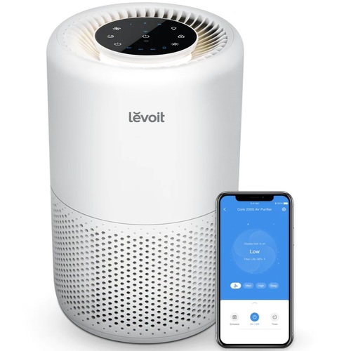 מטהר אוויר חכם כולל שליטה מאפליקציה Levoit לבאויט Core 200S