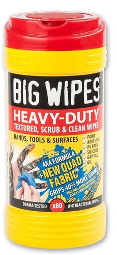 מגבוני מטליות ניקוי מקצועיים דו־צדדיים  Big Wipes - Heavy Duty 