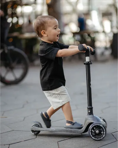 קורקינט SCOOTY - שחור גליטר