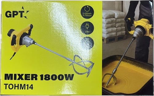 מערבל צבע / דבק חשמלי מבית GPT – הספק 1800W