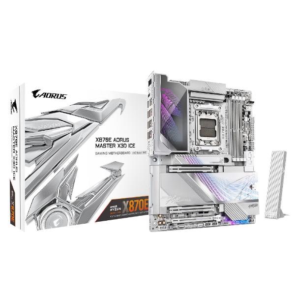 לוח אם GIGABYTE X870E AORUS MASTER X3D ICE WIFI7 ATX BT 10GBE