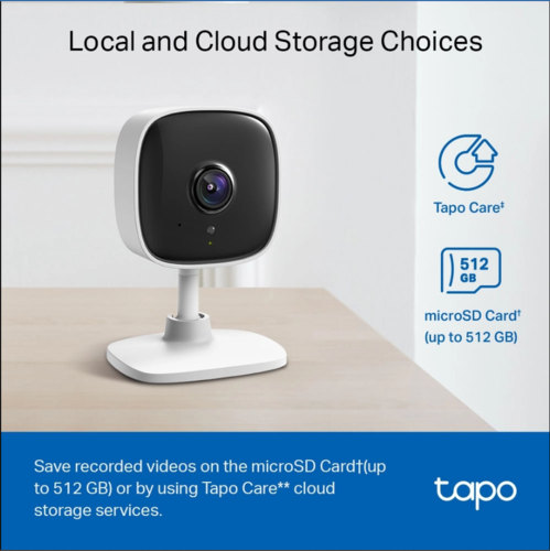 מצלמת אבטחה חכמה לבית TP-Link Tapo C100 Full HD