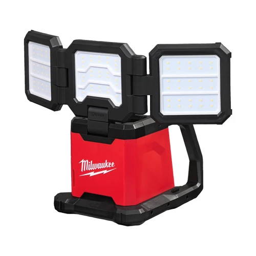 גוף פנסי LED שלושה ראשים מתכוונן נטען עם חיבור לחשמל בקרטון V12 4500 לומינס - M18MDTL-0