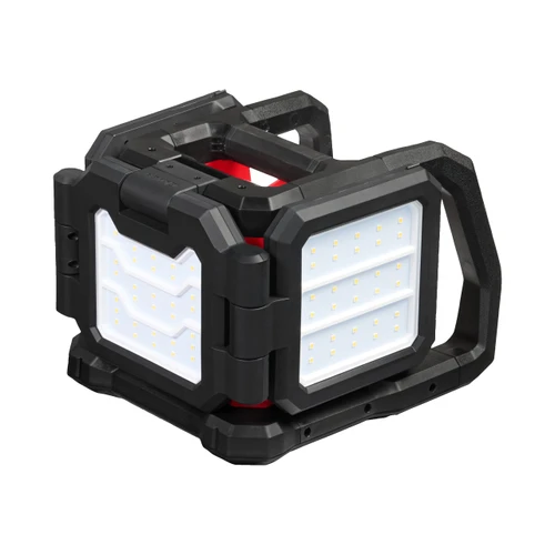 גוף פנסי LED שלושה ראשים מתכוונן נטען עם חיבור לחשמל בקרטון V12 4500 לומינס - M18MDTL-0