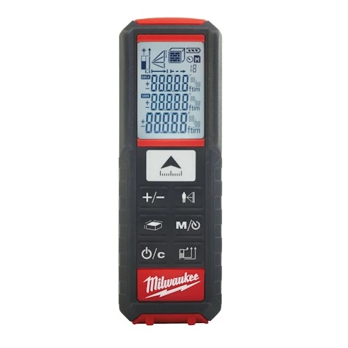מד טווח לייזר דיגיטלי 50 מטר V12 LDM 50