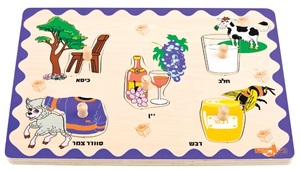 פאזל עץ לפעוטות 5 חלקים - ממה עשוי?