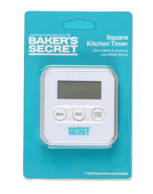 טיימר דיגיטלי מרובע BAKER'S SECRET