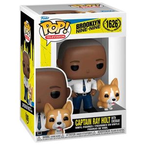 בובת פופ סדרות: ברוקלין 99 - קפטן הולט עם צ'דר - Funko POP! TV: Brooklyn Nine-Nine - Captain Ray Holt w Cheddar #1626