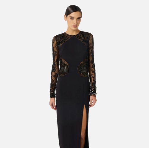Red Carpet dress with embroideries