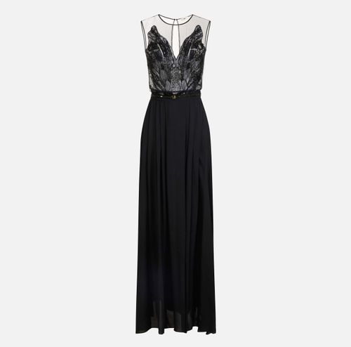 Red Carpet tulle and georgette dress
