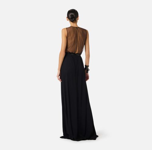 Red Carpet tulle and georgette dress