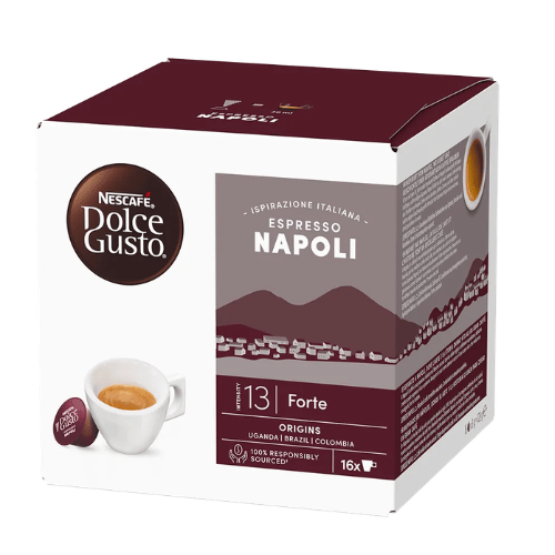 16 קפסולות נסקפה דולצ'ה גוסטו Nescafe Dolce Gusto Espresso Napoli