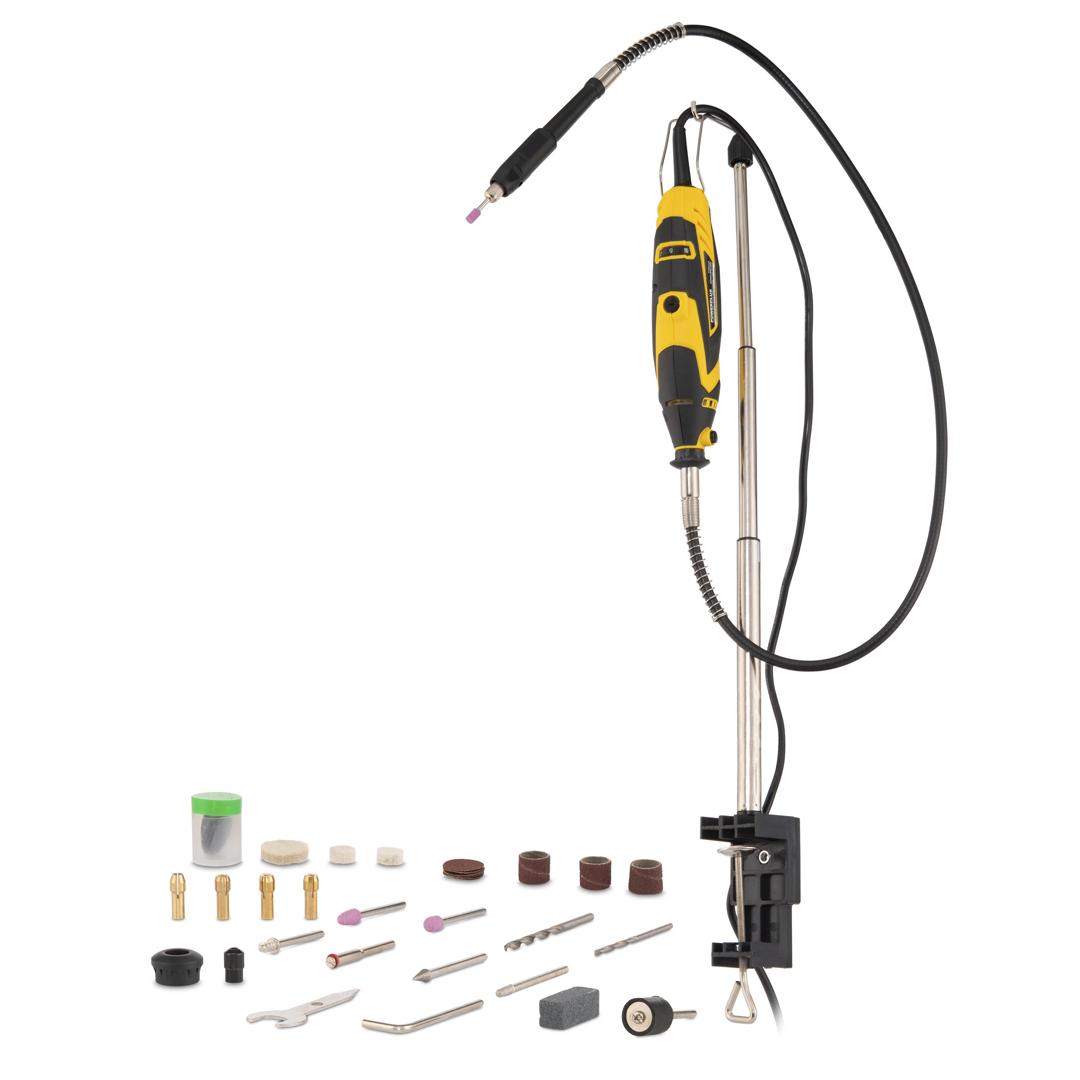 מולטיטול סיבובי 135W כולל 36 אביזרים  POWX1324 106, ROTARY MULTITOOL 135W - 36 ACC. ברקוד 5400338129735