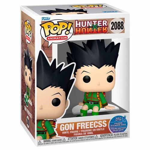 בובת פופ אנימה: האנטר X האנטר - גון פריקס (יושב) - Funko POP! Anime: Hunter X Hunter - Gon Freecss (Shelf Sitter) #2088
