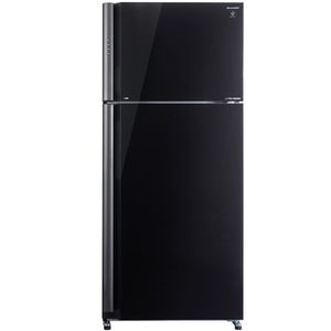 מקרר 588 ליטר מקפיא עליון דגם SHARP SJ-5878BK שארפ זכוכית שחורה יבואן רישמי !!!
