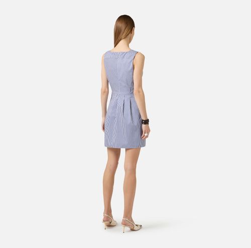 Mini dress with jewel scarf