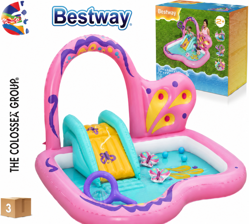 בריכת משחק מתנפחת גינת פרפרים לילדים Bestway
