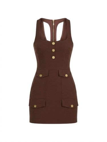 Elisabetta Franchi jacquard mini dress