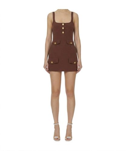 Elisabetta Franchi jacquard mini dress