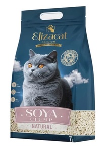 חול סויה לחתול Elizcat טבעי נטורל 7 ליטר אליזקט