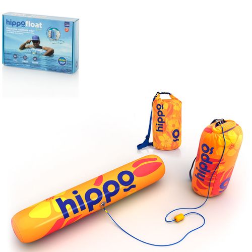מצוף ים עם עוגן Hippo – כתום פרחוני