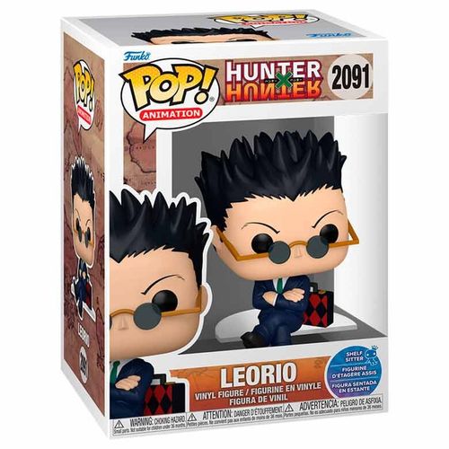 בובת פופ אנימה: האנטר X האנטר - לאוריו (יושב) - Funko POP! Anime: Hunter X Hunter - Leorio (Shelf Sitter) #2090