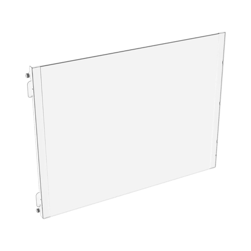פאנל זכוכית צד חלופי | Three-Quarter למארז FRAME 5000D לבן מבי