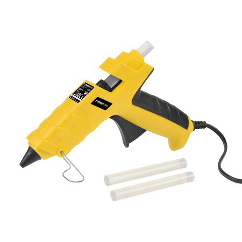 אקדח דבק חם 78W + מקלות דבק 3 אביזרים  POWX143 106, HOT GLUE GUN 78W - 3 ACC. ברקוד 5400338072154