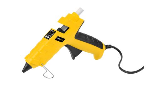 אקדח דבק חם 78W + מקלות דבק 3 אביזרים  POWX143 106, HOT GLUE GUN 78W - 3 ACC. ברקוד 5400338072154