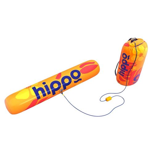 מצוף ים עם עוגן Hippo – כתום פרחוני