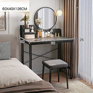 שידת איפור עם מראה רוחב 60 סמ דגם RSM-1013 מבית ROSSO ITALY