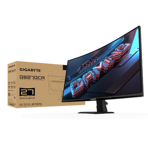 מסך מחשב Gigabyte GS27QCA VA 180hz QHD HDR Ready AMD FreeSync