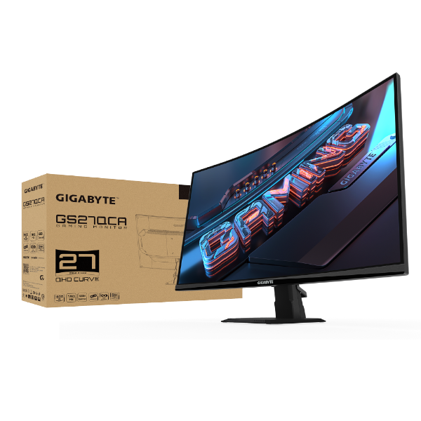 מסך מחשב Gigabyte GS27QCA VA 180hz QHD HDR Ready AMD FreeSync