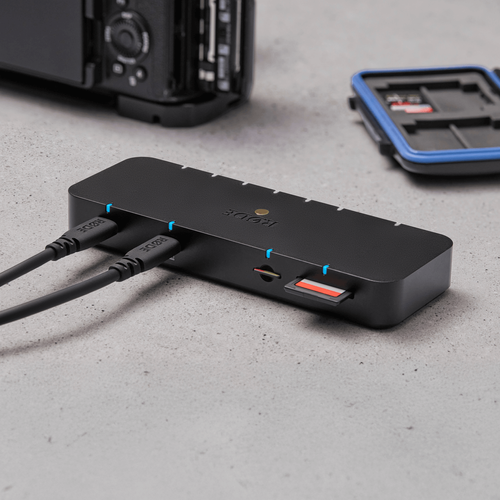 האב חיבורים USB-C עם 7 כניסות וקורא כרטיסים Rode Hub