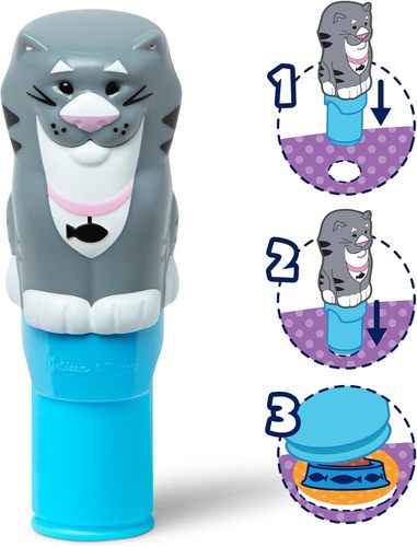 חוברת פעילות ומדבקות - חתול