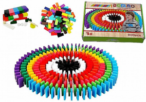 דומינו ראלי 200 יחידות עץ