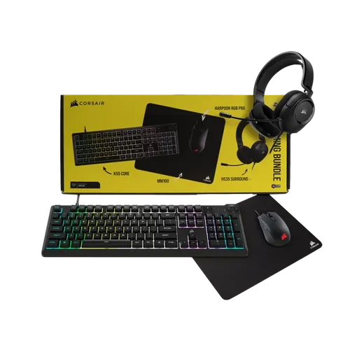 CORSAIR מארז גיימינג CORSAIR 4 In 1 Gaming Bundle