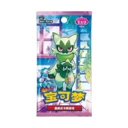 קלפי פוקימון חבילת בוסטר סיני ג'ם ווליום 5 scarlet&Violet Simplified Chinese Gem Pack Vol 5 