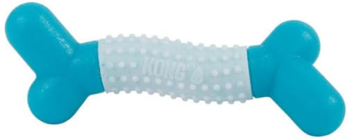 משחק לכלבים קונג גומז סטיק דנטלי קטן - KONG Duos Dental Stick Sm Easy Grip Dog Fetch & Chew Toy 
