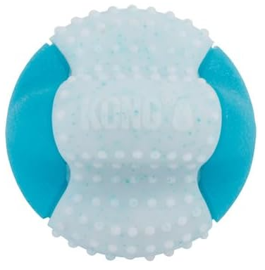 משחק לכלבים קונג גומז כדור דנטלי מיני - KONG Duets Dental Dog Toy Raised Nubs with Textures to Clean Teeth and Freshen Breath 