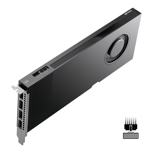 כרטיס מסך PNY NVIDIA RTX PRO 4000 Blackwell GPU 24GB 8960 Cuda Cores