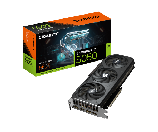 כרטיס מסך Gigabyte GeForce RTX 5050 Gaming OC 8GB 2xDP 2xHDMI