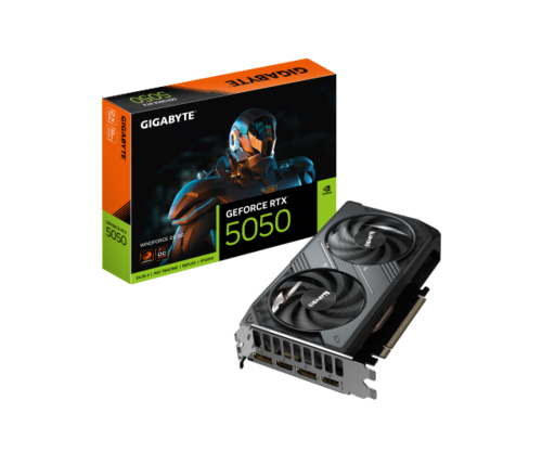 כרטיס מסך Gigabyte GeForce RTX 5050 WindForce OC 8GB 2xDP 2xHDMI