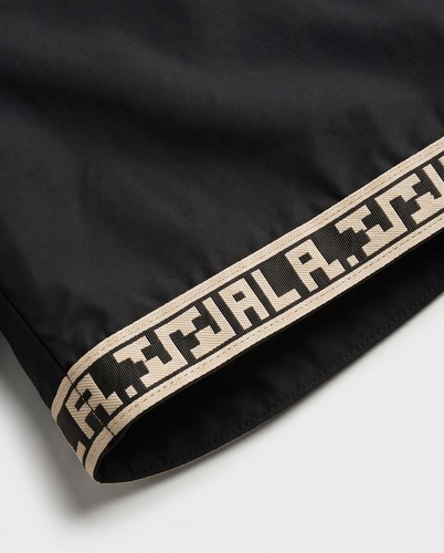 בגד ים BALR מידות S-XXL לגברים בגוון שחור עם לוגו